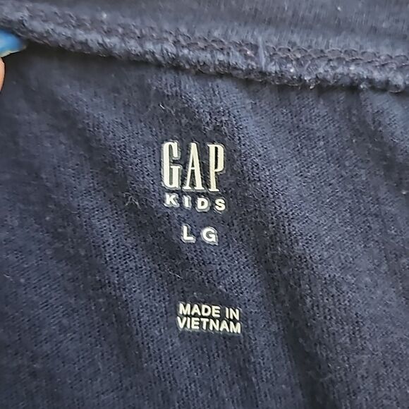 Gap Girl's Bundle Of 6 Pieces T-shirt & Pants Navy Blue/ Red 7- 8 Years Old - Picture 6 of 16